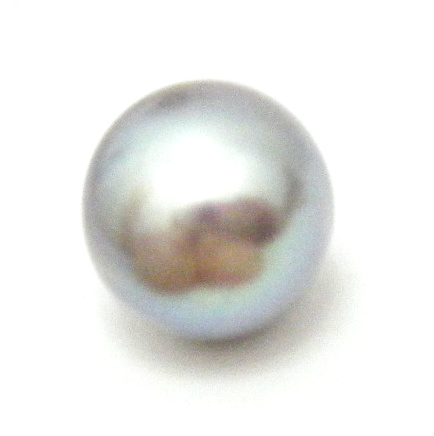 Grey 10.9mm Round Pearl